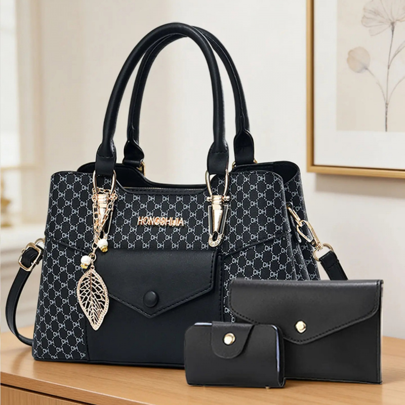 Luxury Bags Casual - Hochwertige, strukturierte Pendler-Tragetaschen mit großem Fassungsvermögen,