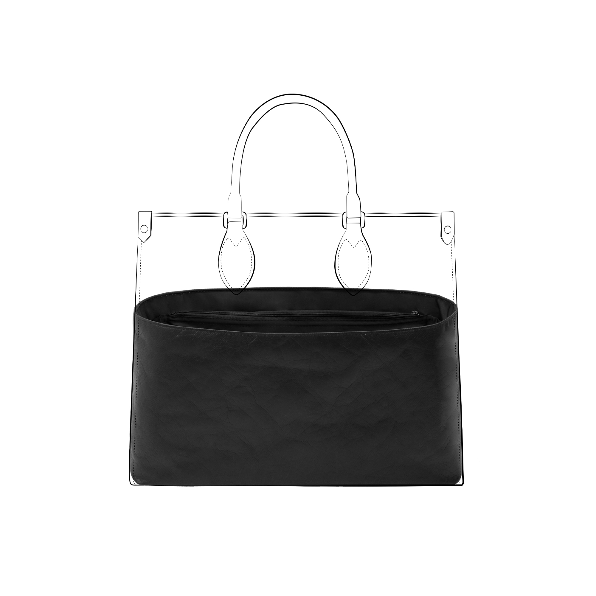 Luxury Bags Lv - DGAZ Leichter Geldbörsen-Organizer-Einsatz für LV-Onthego-Taschen, Seide