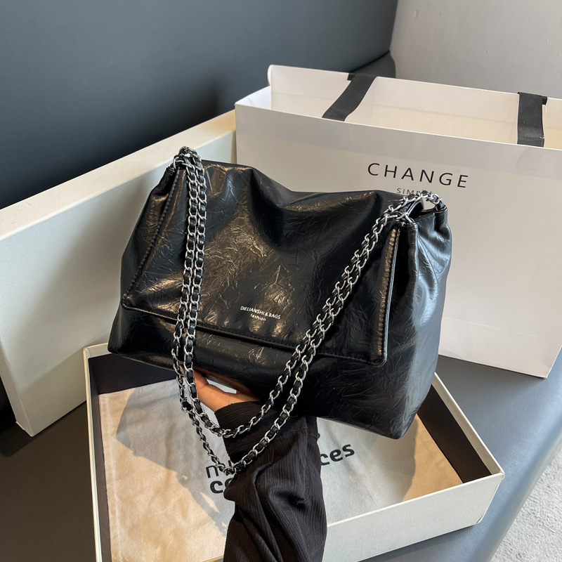 Luxury Quilted Bags - Modische Leder-Tragetasche mit Großer Kapazität, Kettenriemen