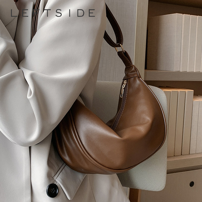 Luxury Bags Trend 2025 - Half Moon Kleine Umhängetaschen aus PU-Leder