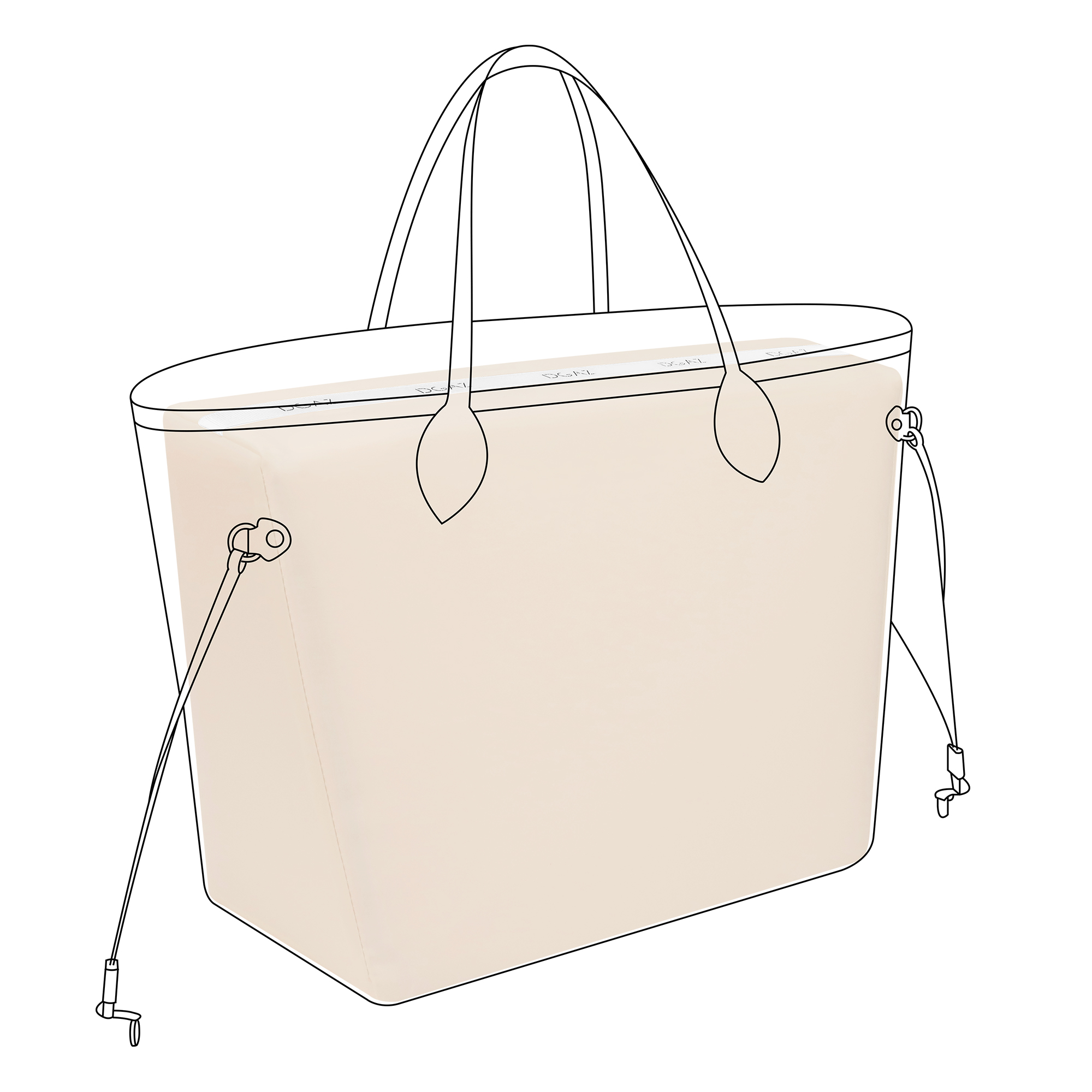 Luxury Bags Lv - DGAZ Bag Pillow Shaper Einsatz für