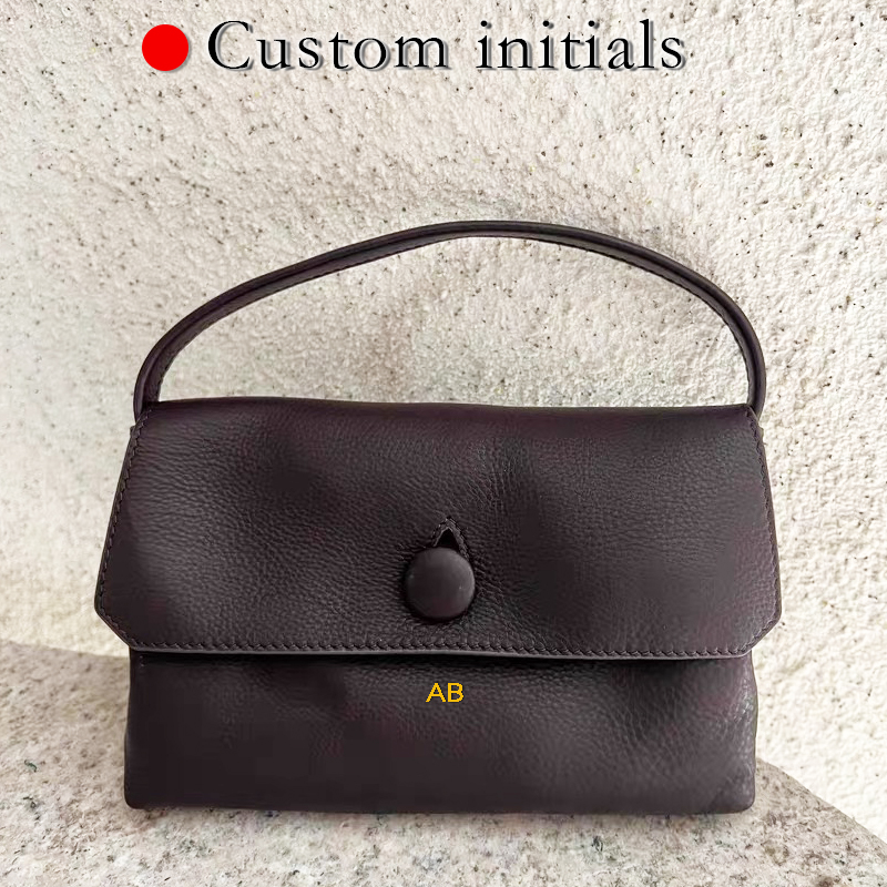 Luxury Bags Casual - Benutzerdefinierte Initialen aus echtem Leder, Mini-Taschen