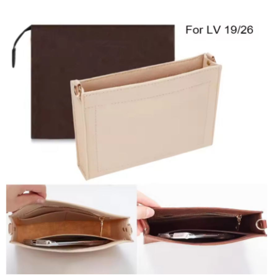 Luxury Bags Lv - Ordnungsstarker Filz-Handtaschen-Organizer: Kosmetiktasche und Innentasche für