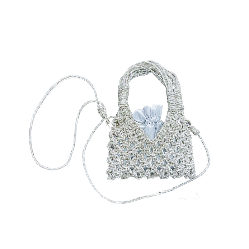 Luxury Bags Trend 2025 - 2025 Funkelnde Diamant-Luxus-Umhängetasche, Neue Handgefertigte Diamant-Gewebte