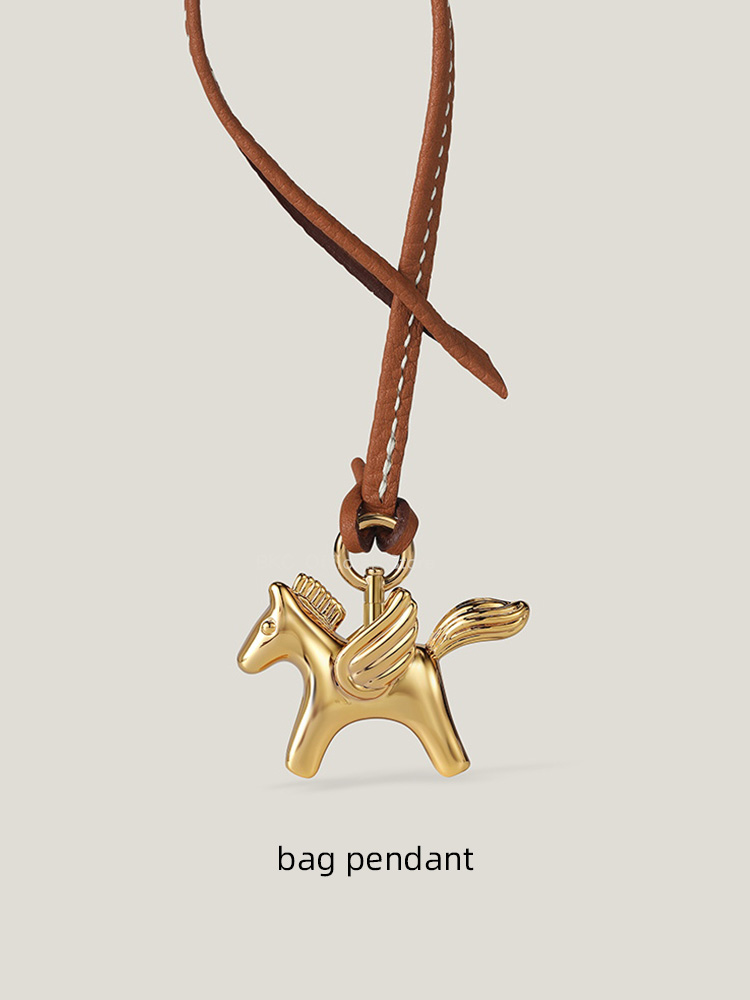 Luxury Bags Hermes Birkin - Luxuriöser Pegasus-Taschenanhänger aus Messing für Hermes