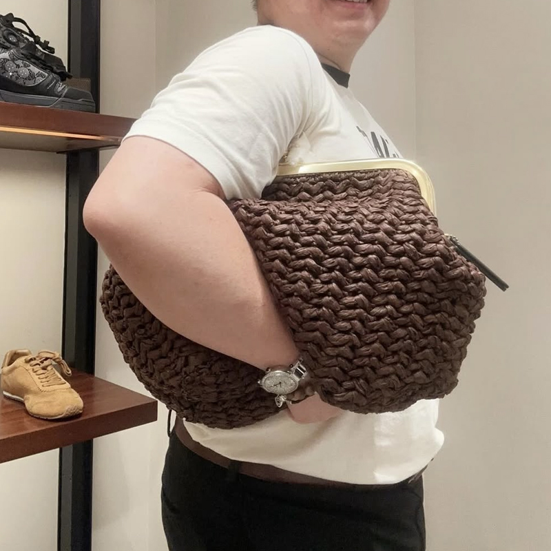 Handgewebte Kisslock-Rahmen-Sc – Luxury Bags Reseller Bewertung und Preis