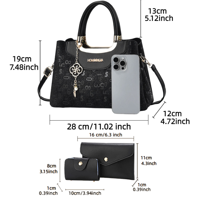 3-teiliges Modisches Damen-Han – Luxury Bags Casual Bewertung und Preis