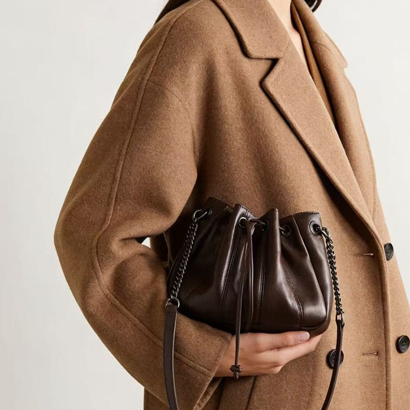 Modische Kordelzug-Bucket-Bag  – Luxury Quilted Bags Bewertung und Preis