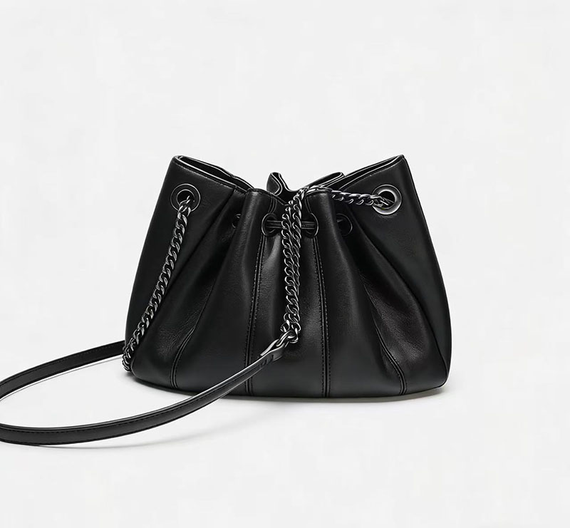Modische Kordelzug-Bucket-Bag  – Luxury Quilted Bags Bewertung und Preis