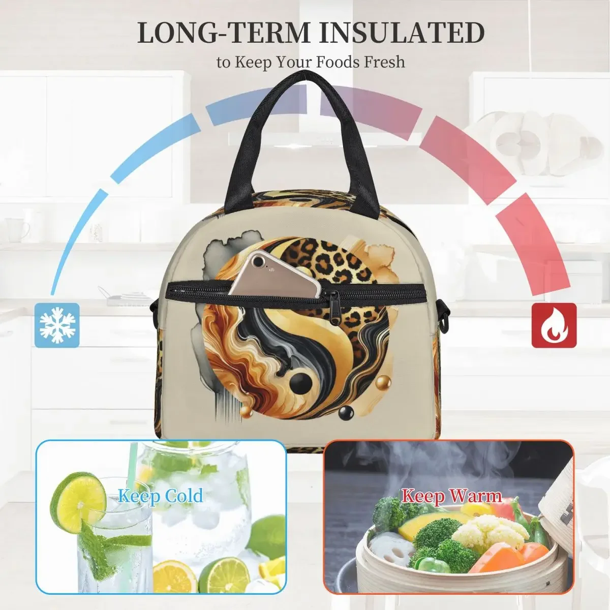 Leopard Yin Yang Luxus-Goldmar – Luxury Bags For Kids Bewertung und Preis