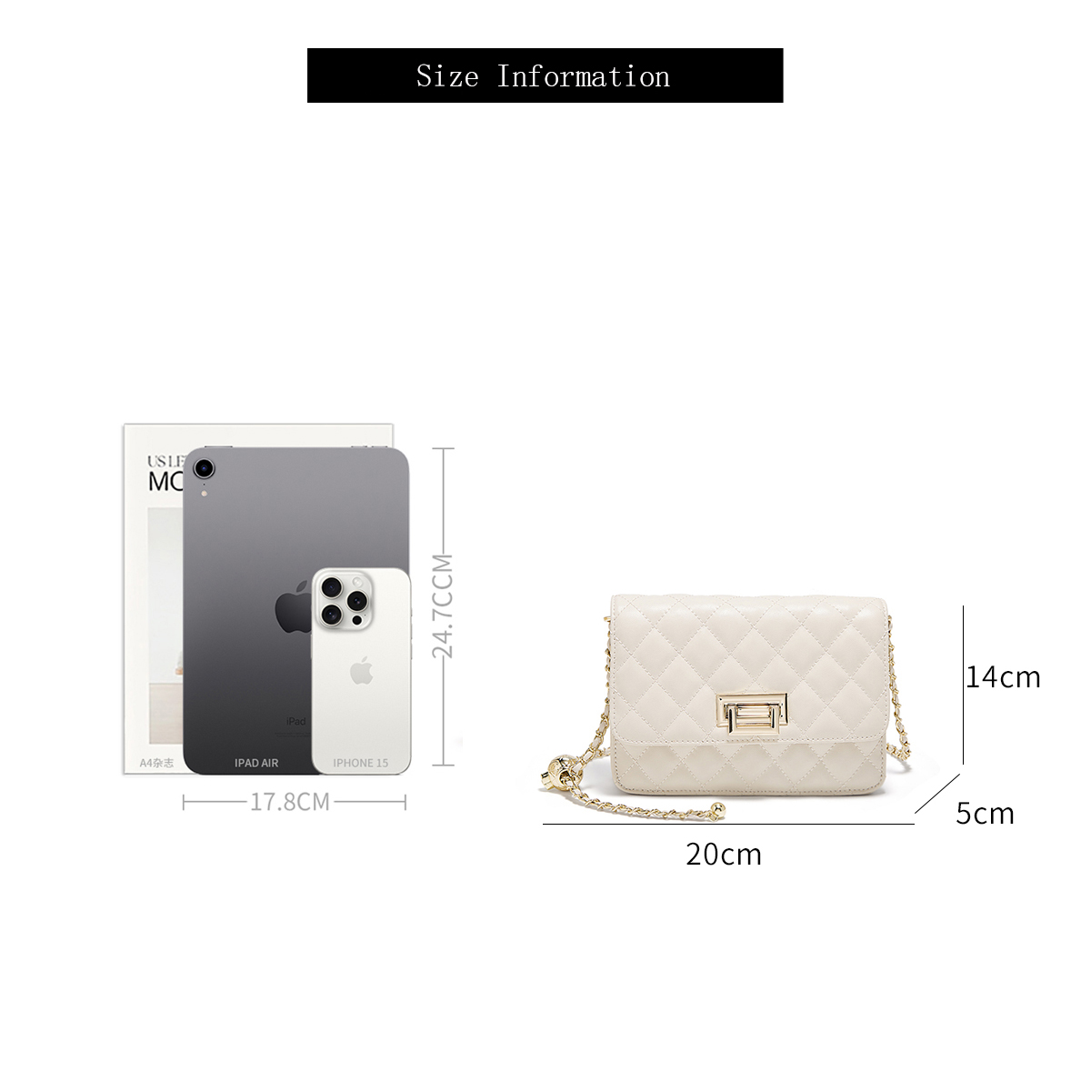 FOXER 2026 Damen Weiße Gestepp – Luxury Quilted Bags Bewertung und Preis
