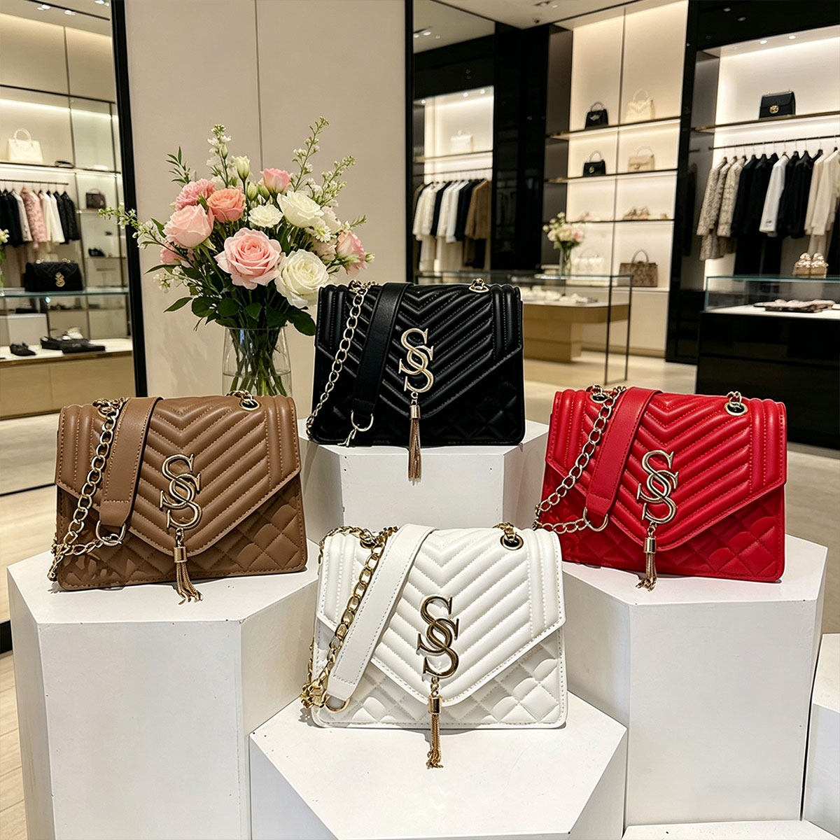 Leichte, luxuriöse, elegante,  – Luxury Quilted Bags Bewertung und Preis
