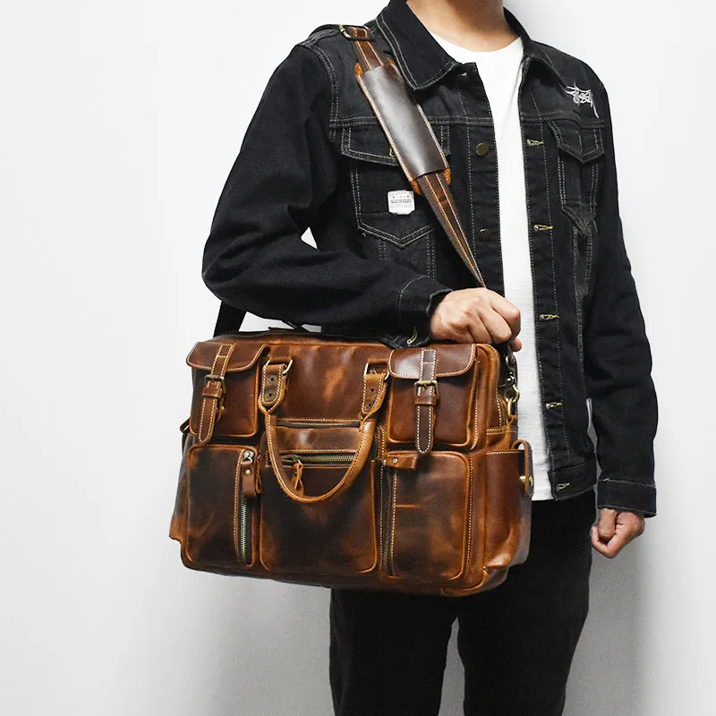 Vintage Herren schwarze Umhäng – Luxury Bags Luggage Bewertung und Preis