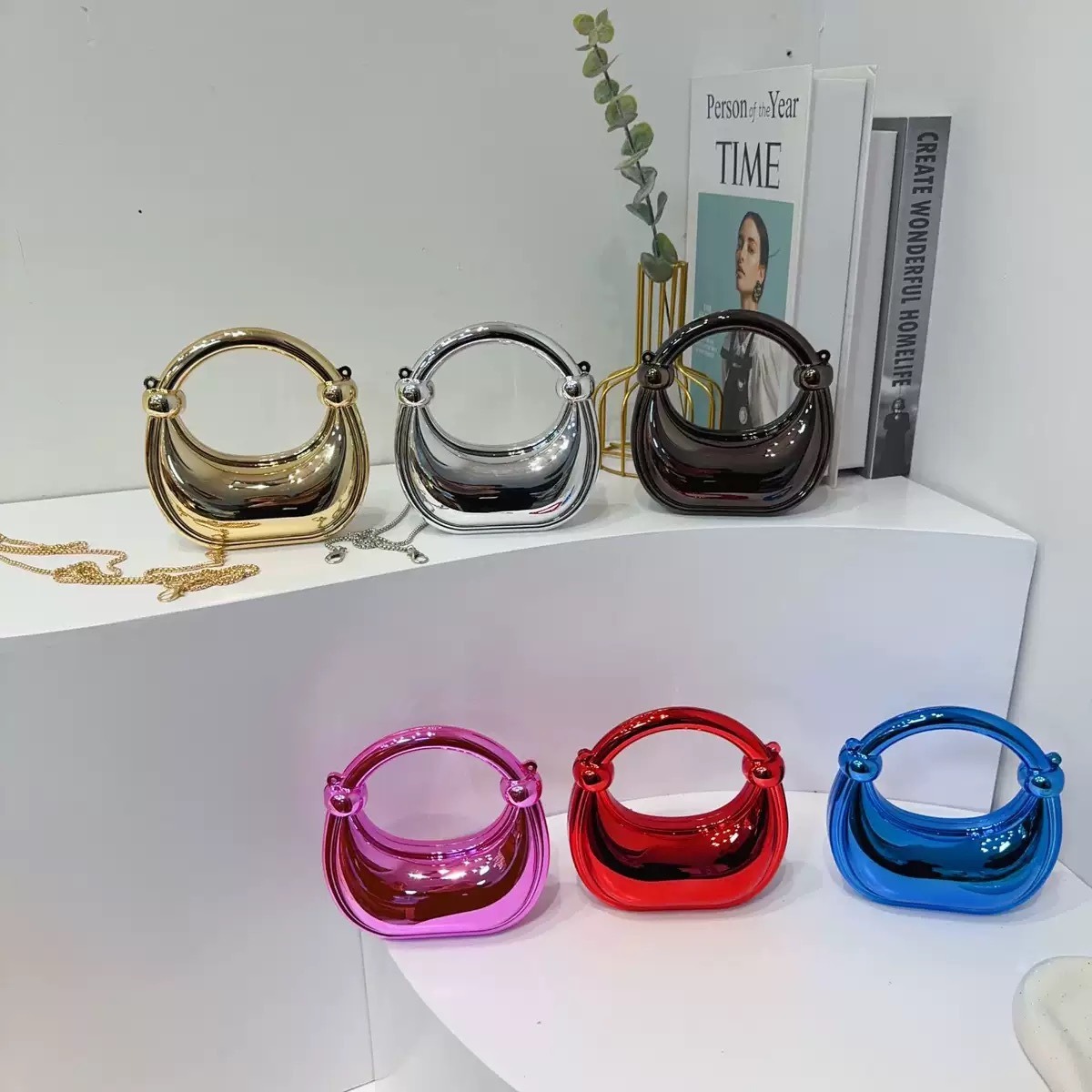 Mini Goldene Abendtasche Geldb – Luxury Bags Reseller Bewertung und Preis